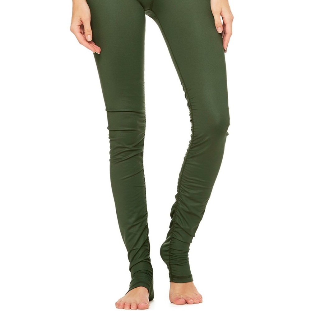 Alo Yoga Idol Legging. Hunter Glossy. Large 🕉